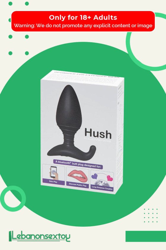 Lovense Hush App Controlled Vibrating Butt Plug (1.5 inch/1.75 inch) ACV-004